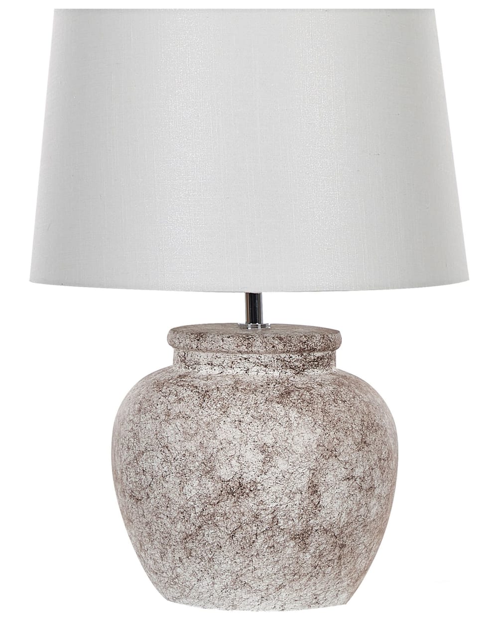 Beliani Tischleuchte aus Keramik 47cm, beige style modern - Keramik