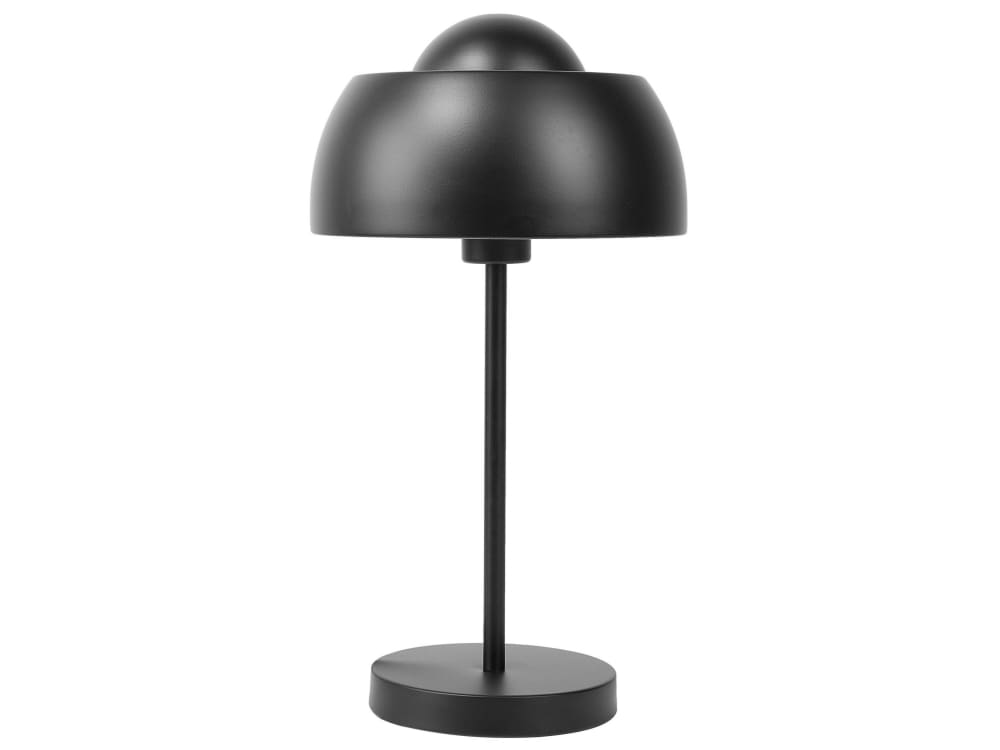 Beliani Tischleuchte aus Metall 44cm, schwarz style modern - Stahl