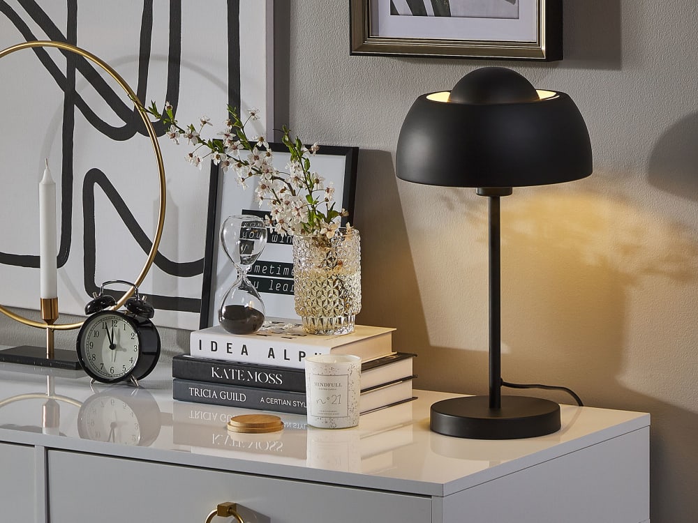 Lampe à poser métal noir — vue 3