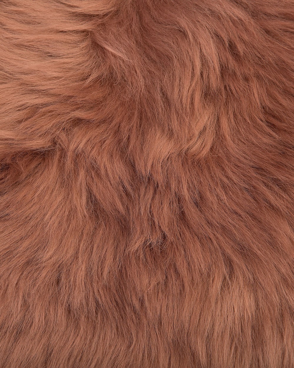 Tapis en cuir véritable marron 100 110x65cm — vue 4