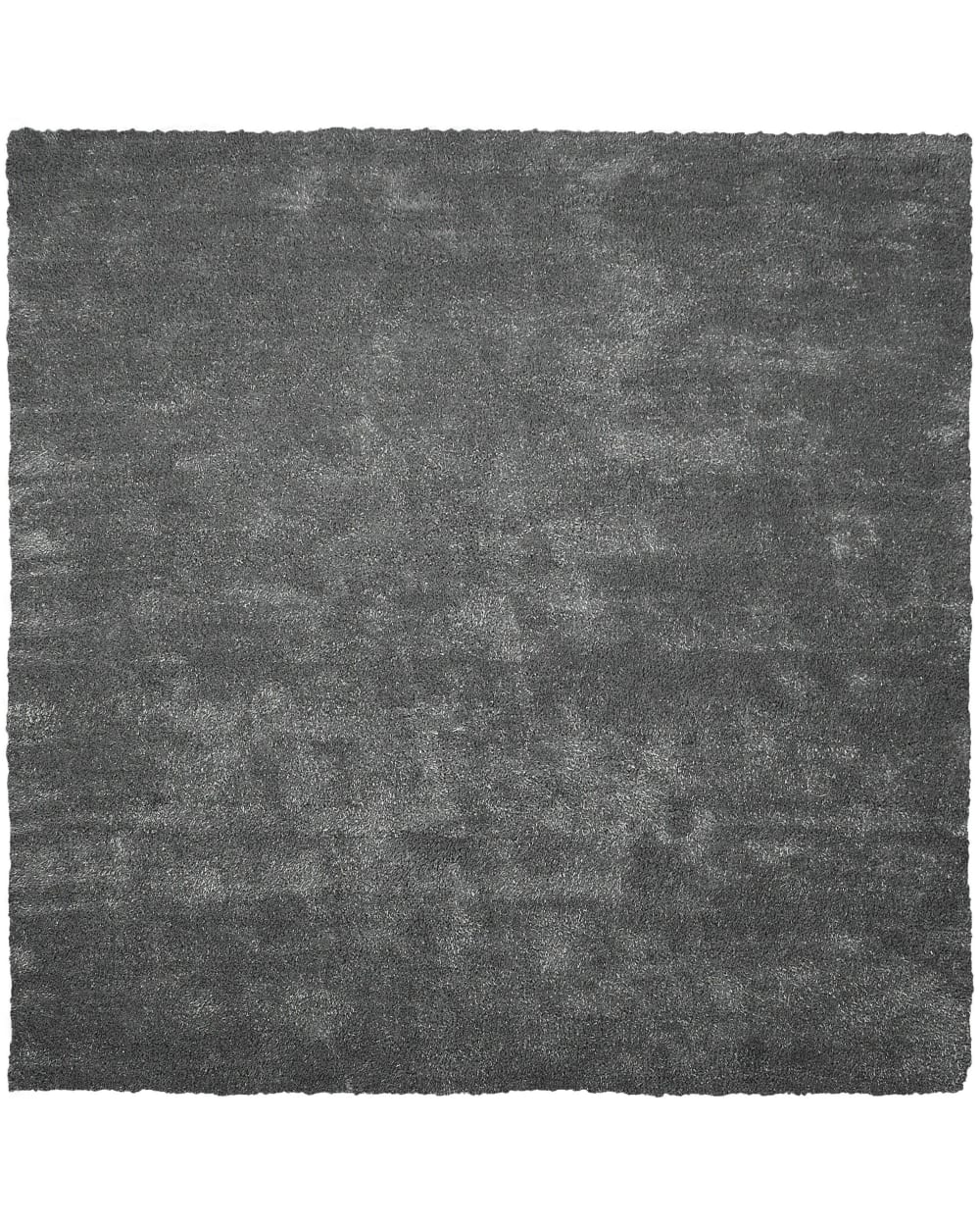 Shaggy Teppich Aus Stoff 200 X 200Cm, Grau
