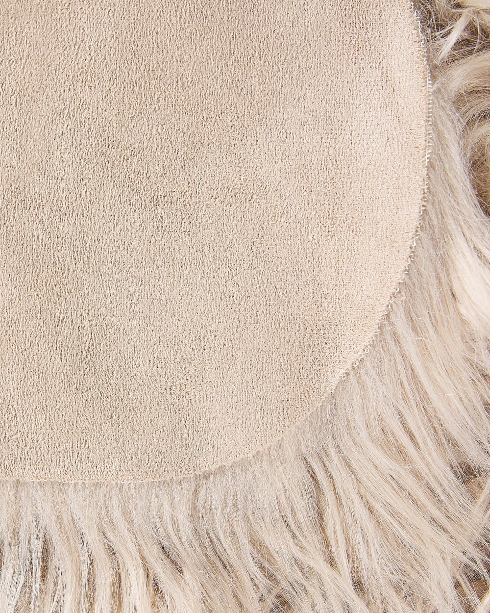 Tapis en matériaux synthétiques beige 95x63cm — vue 4