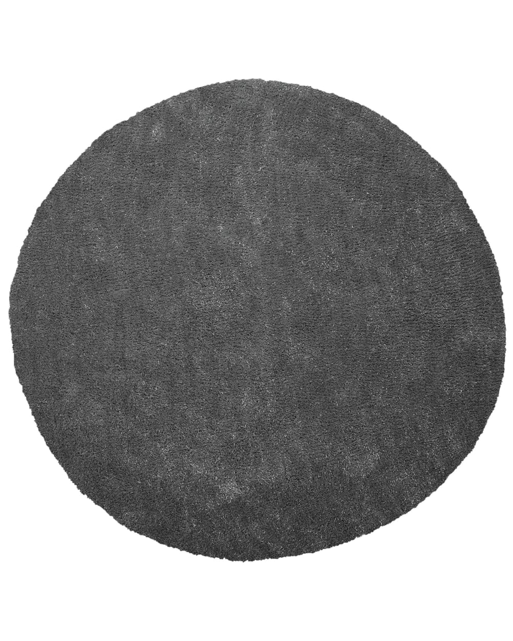 Beliani Shaggy Teppich aus Stoff 140 x 140cm, grau style modern - Pes - Polyester