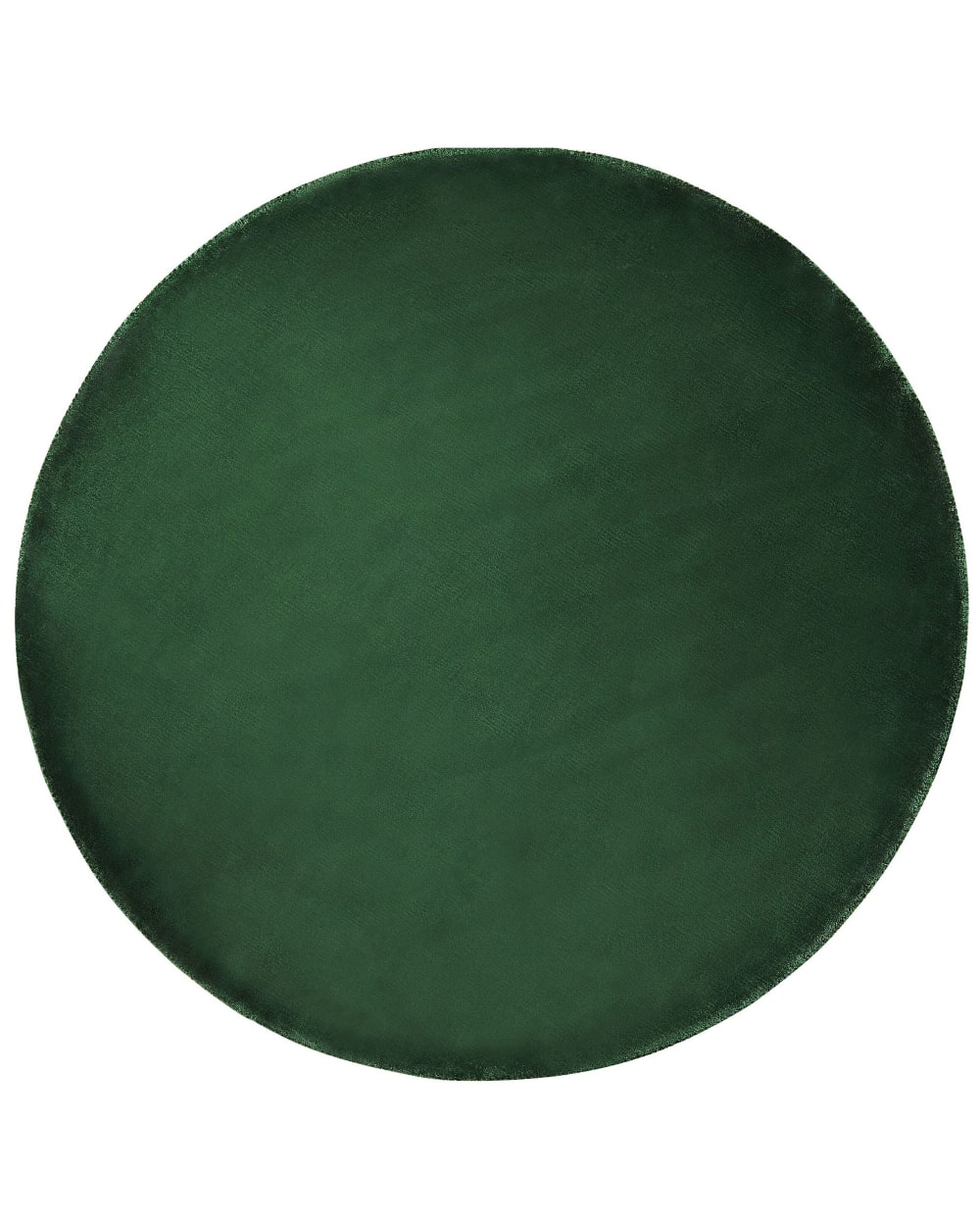 Beliani Kurzflor Teppich aus Stoff 140 x 140cm, grün style classic chic - Viskose