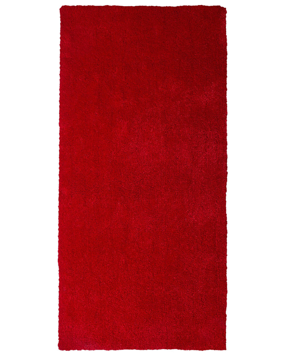 Beliani Shaggy Teppich aus Stoff 150 x 80cm, rot style modern - Pes - Polyester