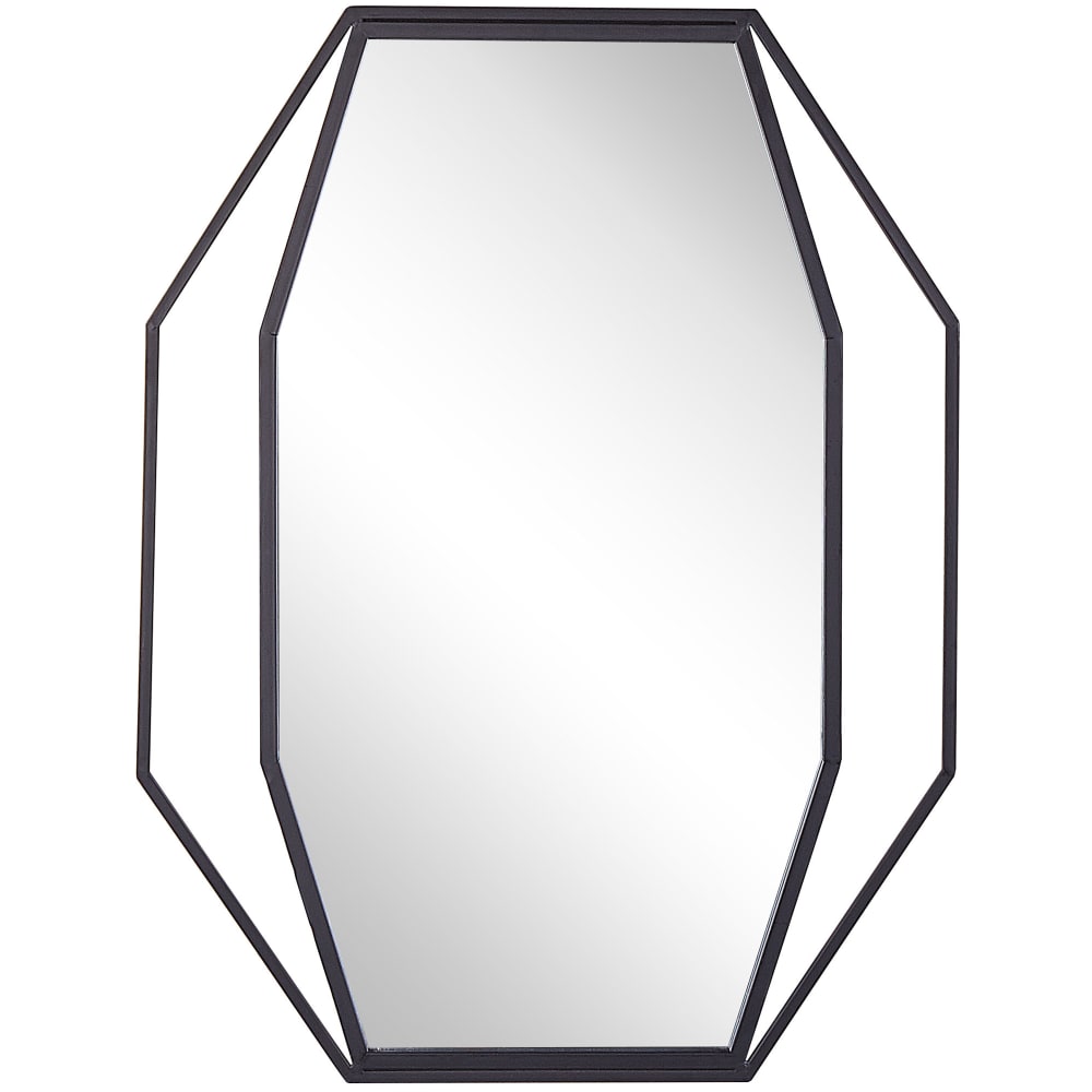 Wandspiegel aus Metall 80 x 60, grau - Maisons Du Monde