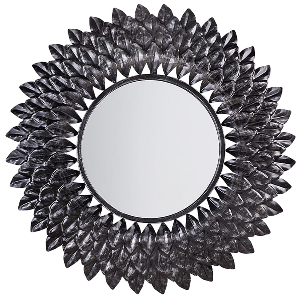 Wandspiegel aus Metall 70 x 70, silber - Maisons Du Monde