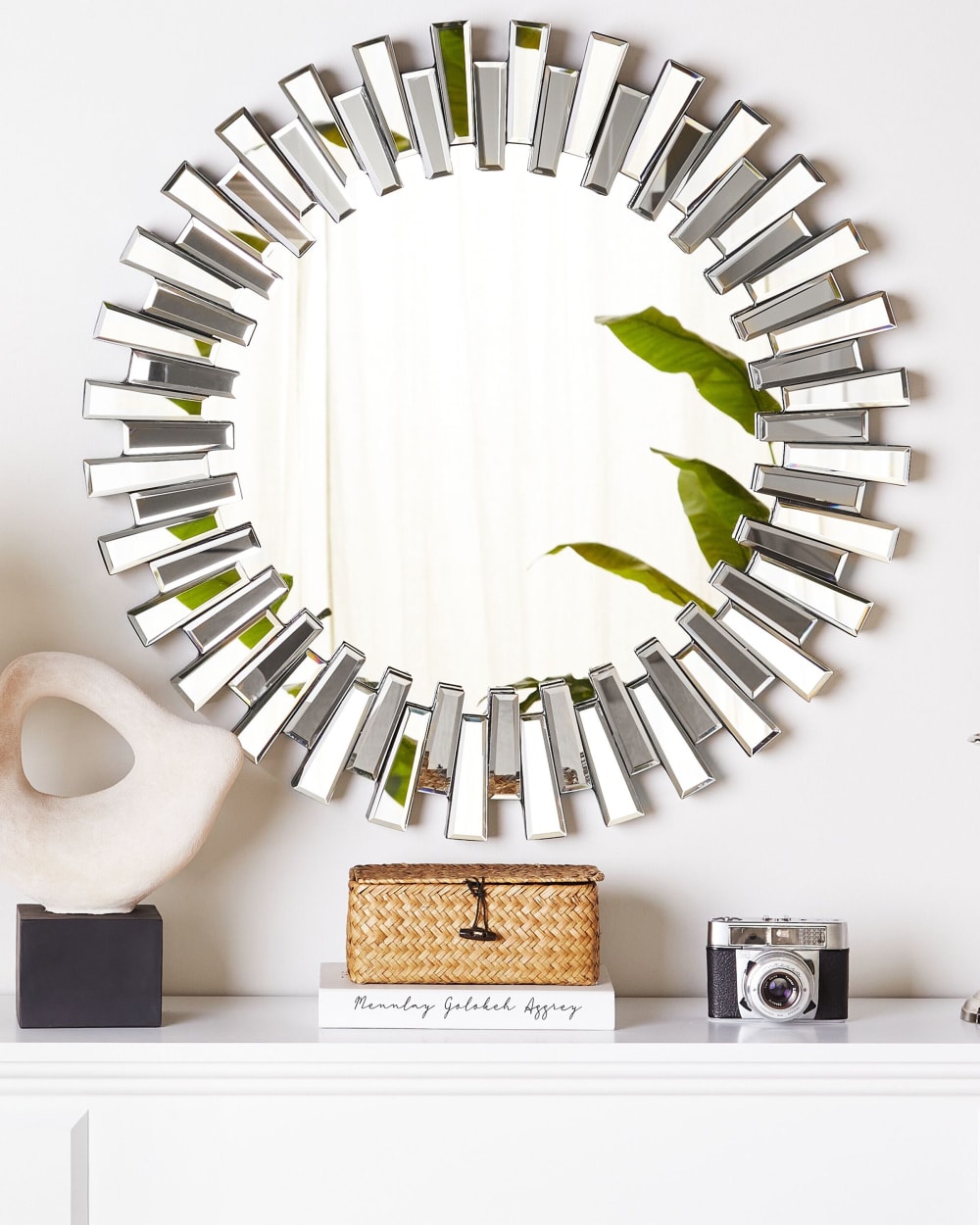 Miroir en verre argenté 70x70