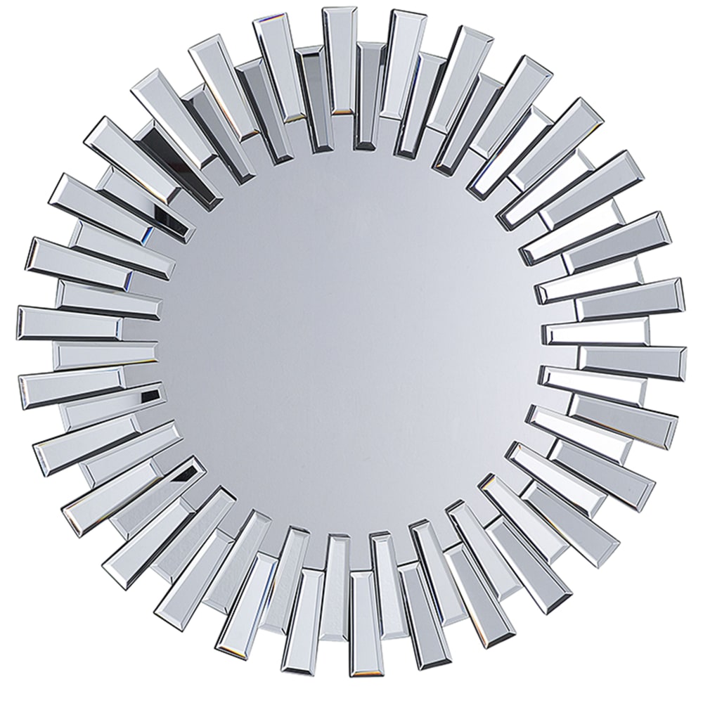 Wandspiegel aus Glas 70 x 70, silber - Maisons Du Monde