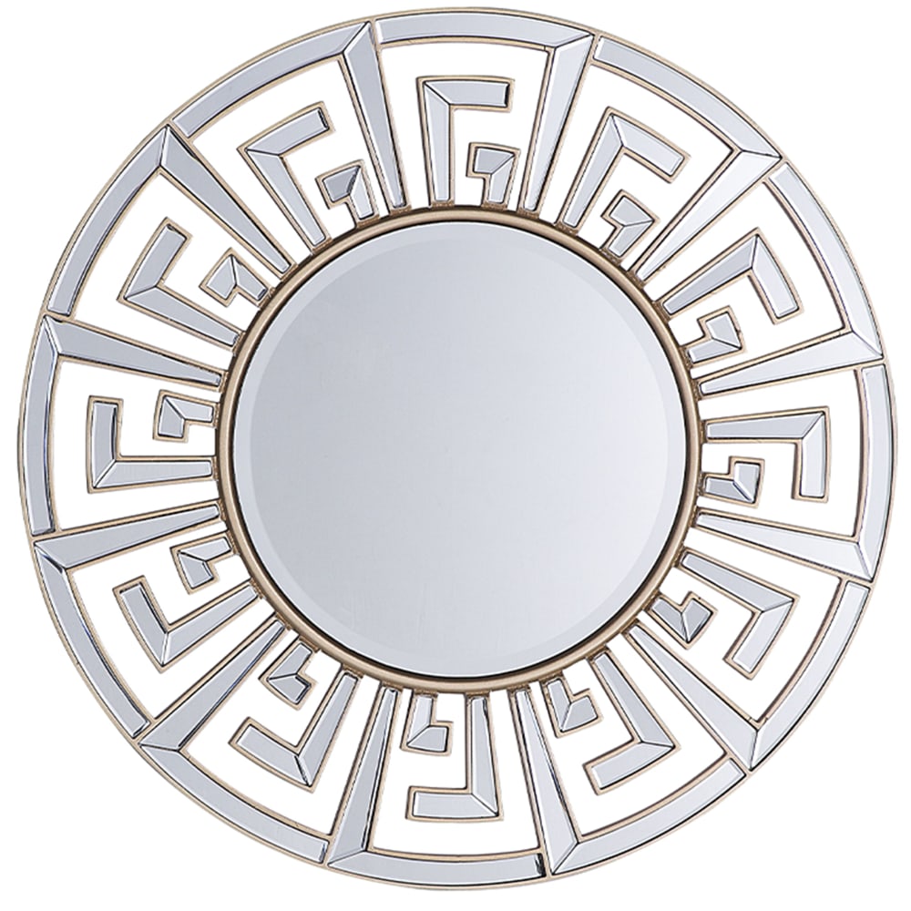 Wandspiegel aus Glas 70 x 70, gold - Maisons Du Monde