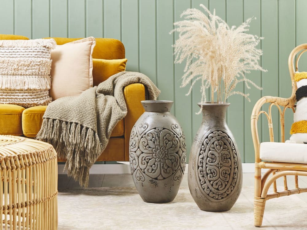Dekovase Terrakotta grau H51 - Maisons Du Monde