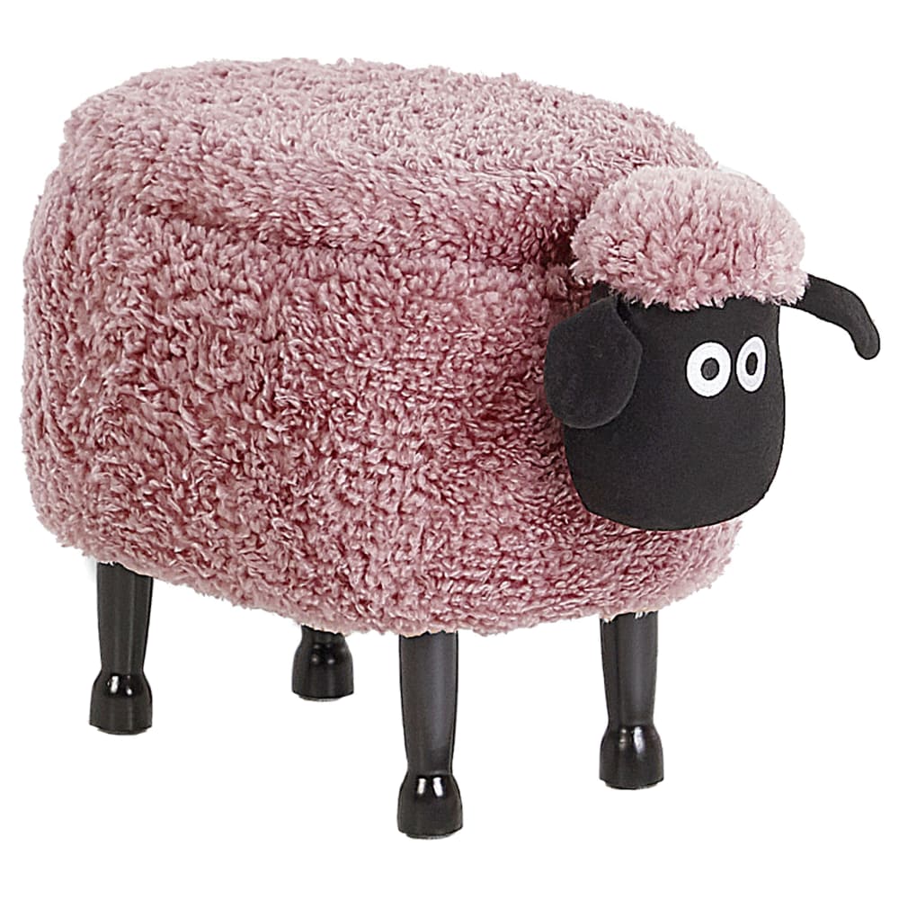 Tierhocker aus Stoff L35 cm, rosa - Maisons Du Monde