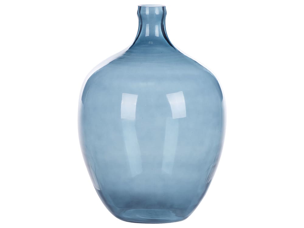 Beliani Dekovase Glas blau H39 style modern - Glas
