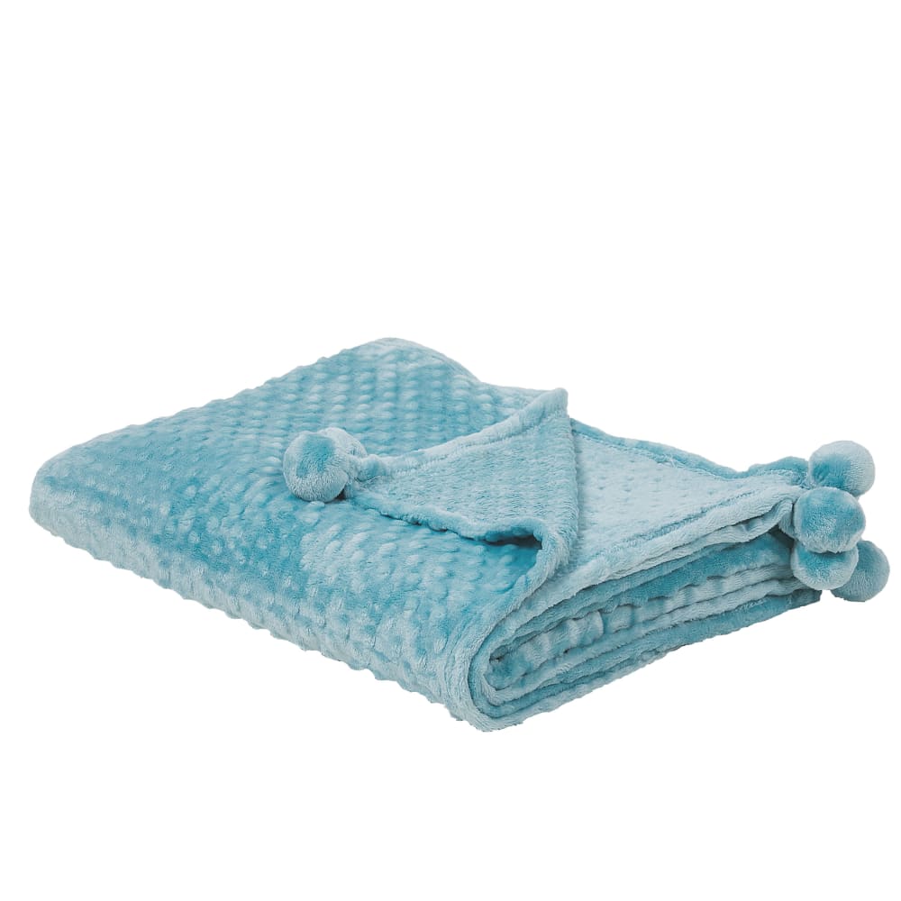Kuscheldecke aus Polyester 220 x 200cm, blau - Maisons Du Monde
