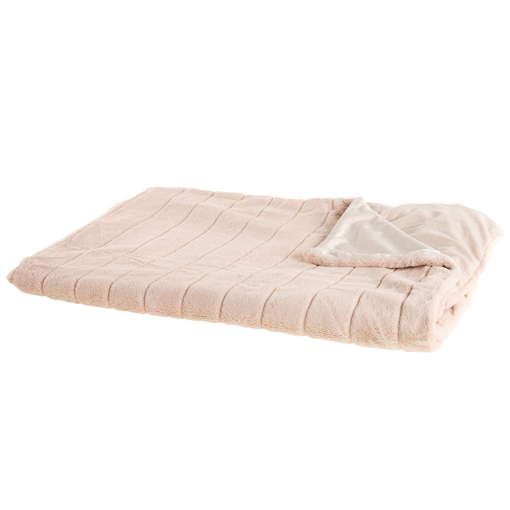 Couverture en polyester rose 220x180cm — vue 3