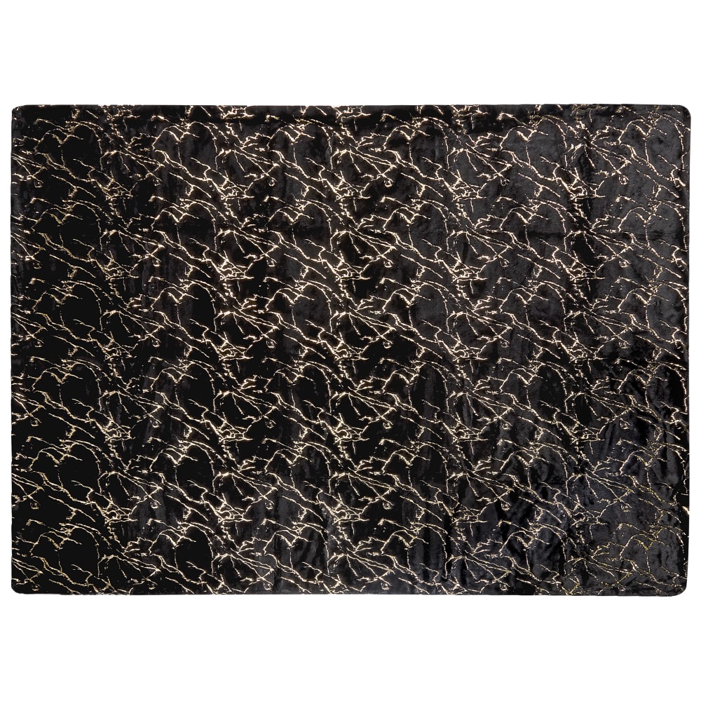 Couverture en polyester noir 180x130cm — vue 4