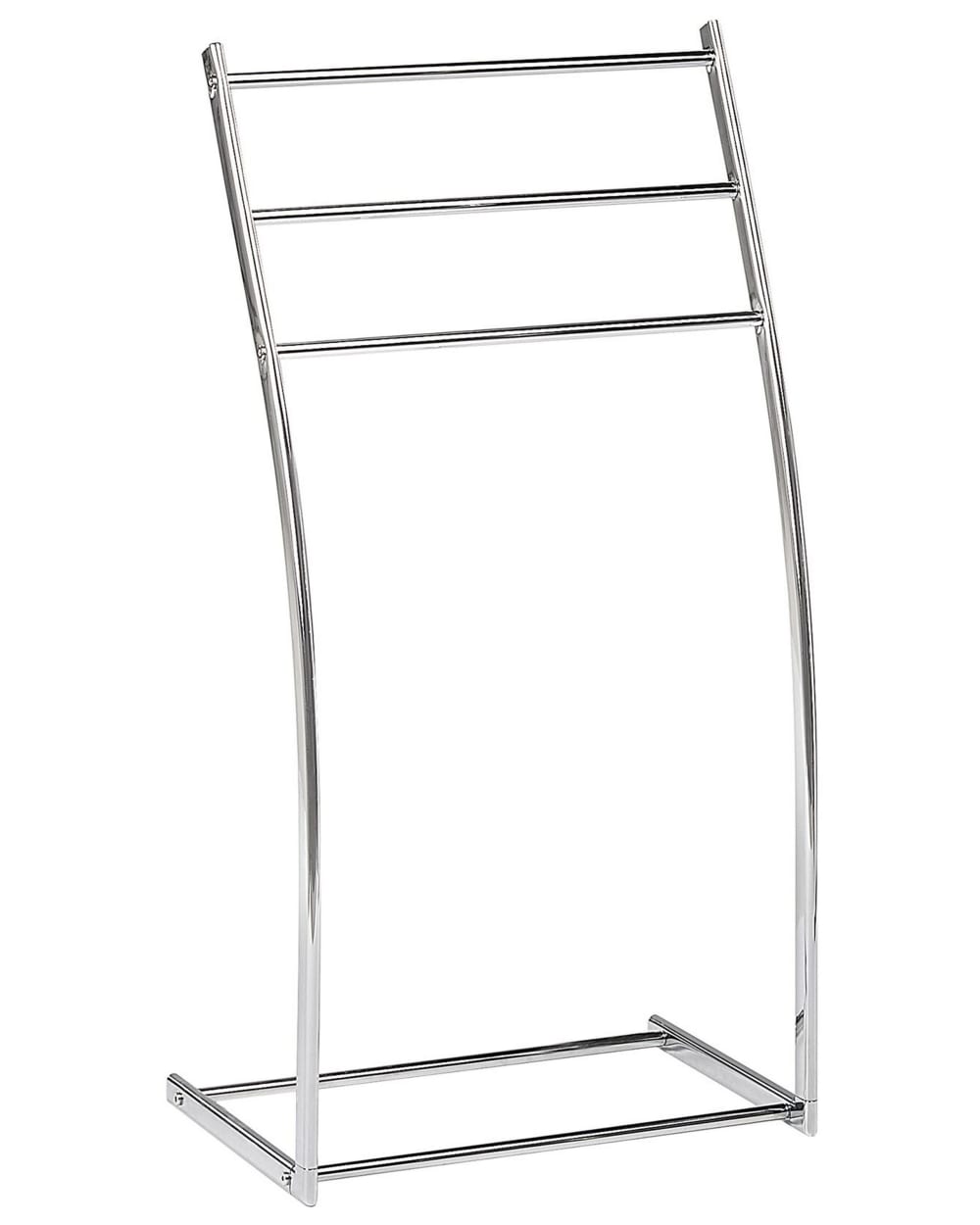 Porte-serviettes métal argenté
