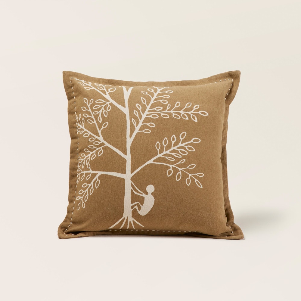 40x40 cm - Modello Esotico - Marrone - Cotone