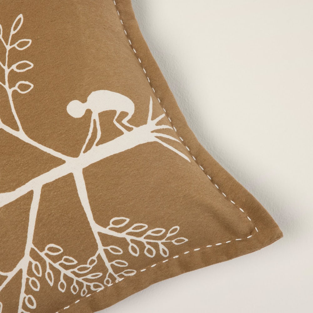 Housse de coussin en coton marron 40x40 cm - Maisons du Monde