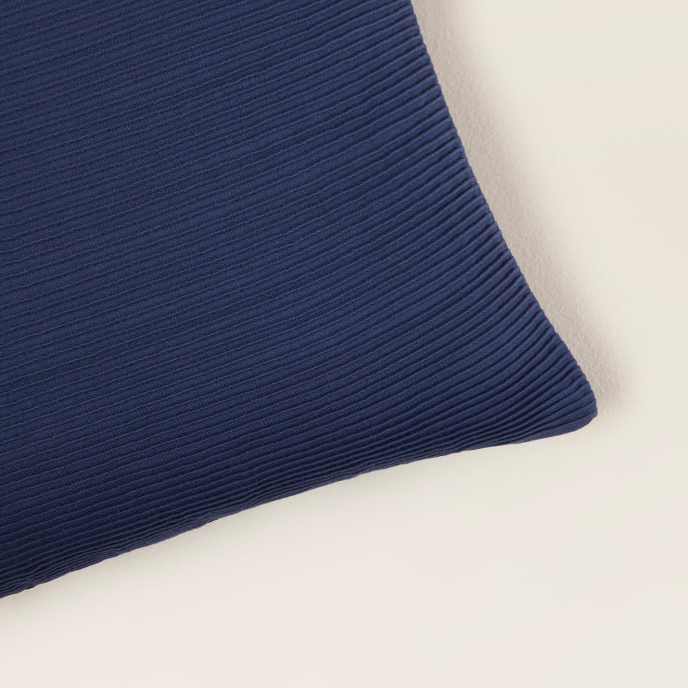 Housse de coussin en coton bleu 40x40 cm - Maisons du Monde