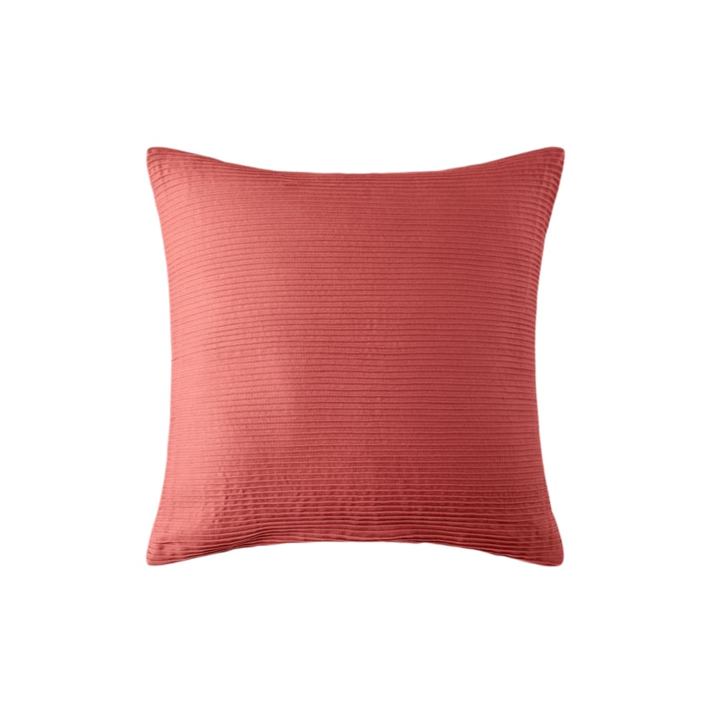 Housse de coussin en coton rose 40x40 cm