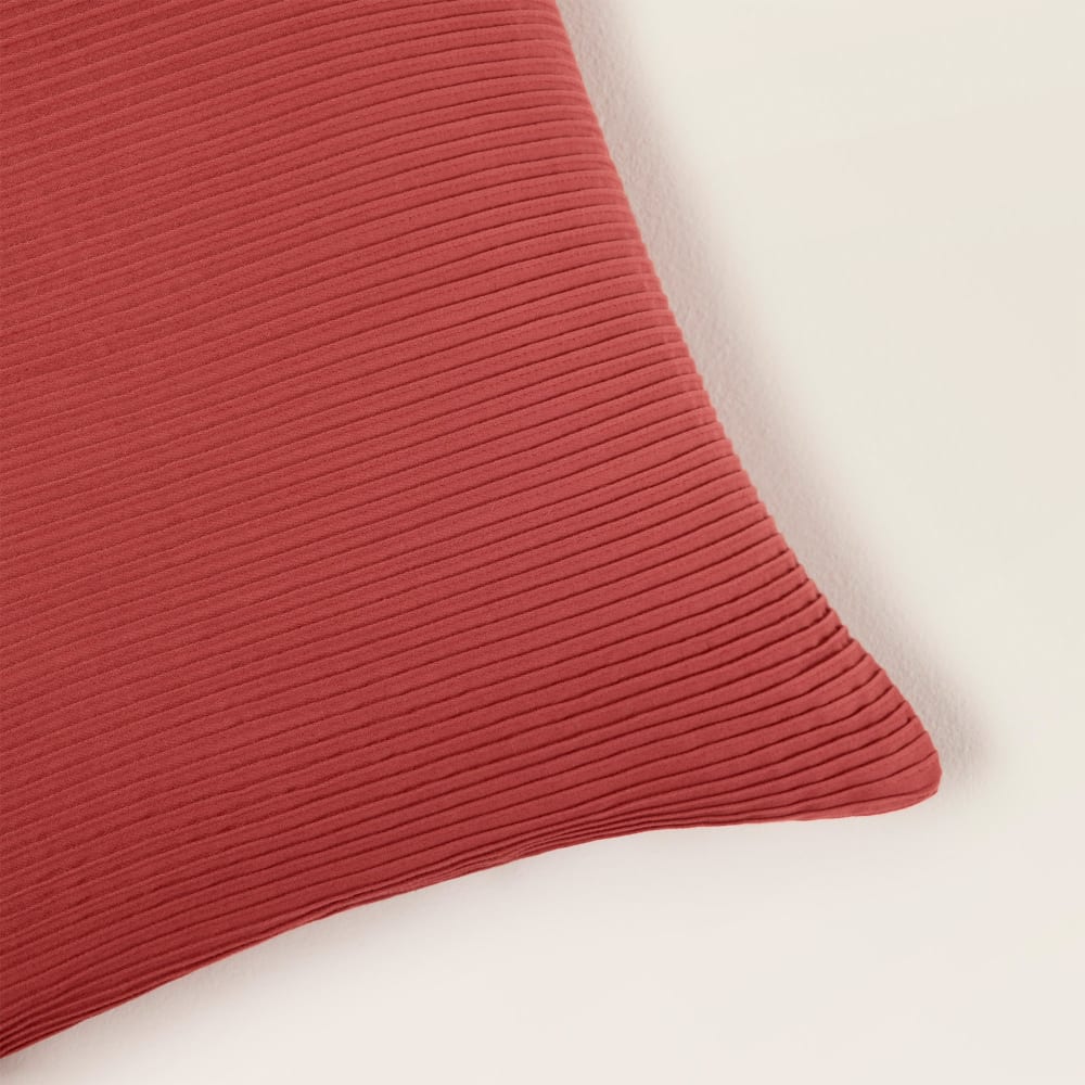 Housse de coussin en coton rose 40x40 cm - Maisons du Monde