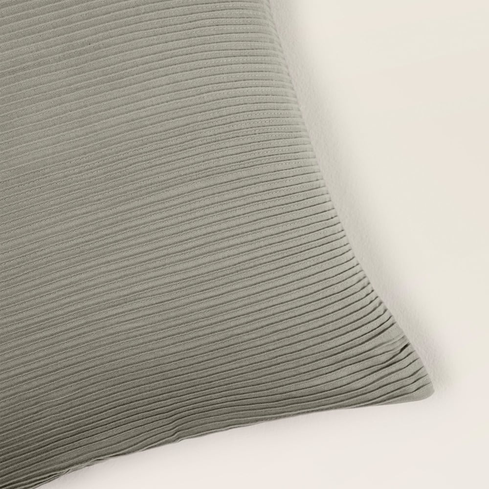 Housse de coussin en coton vert 40x40 cm - Maisons du Monde