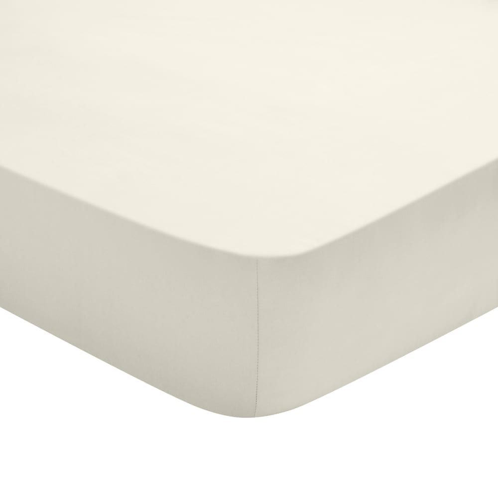 Drap housse   coton lin 140x200 cm