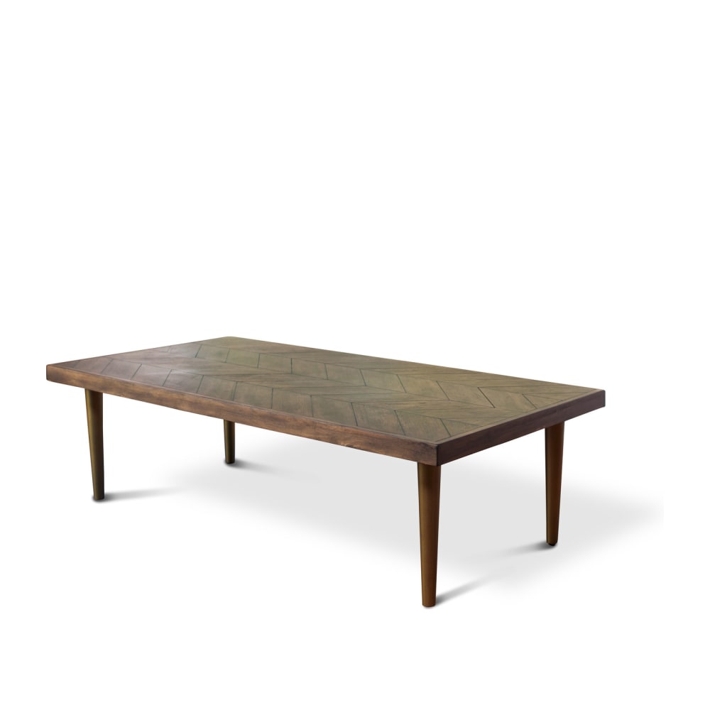 Table basse en bois marron