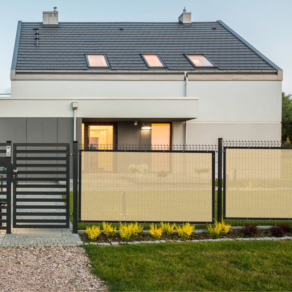 Tela de sombra para exteriores de polietileno beige 1,5x10 m - Maisons du Monde
