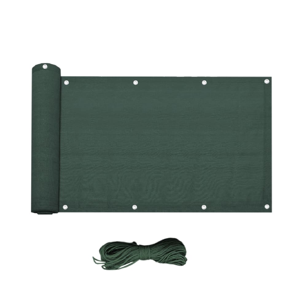 Frangivista rivestimento balcone 0,75x6 mt in hdpe verde - Modello Contemporaneo - Verde - PVC - Cloruro di polivinile