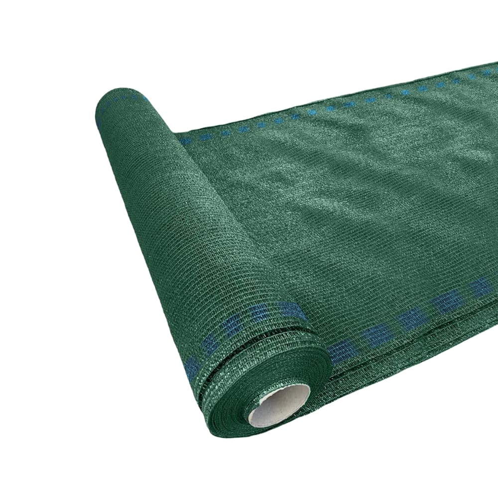Tela de sombra para exteriores 1,5x25 mt en polietileno verde