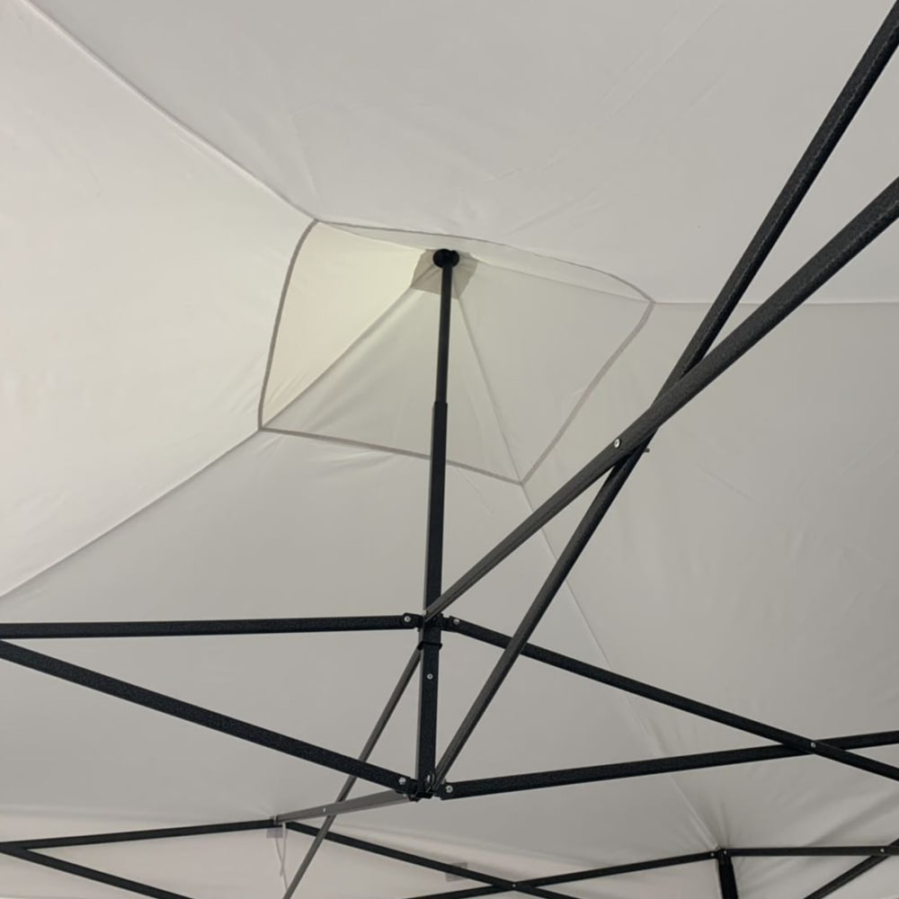 Ersatz-Pavillonabdeckung 3x3 aus Polyester, weiß - Maisons Du