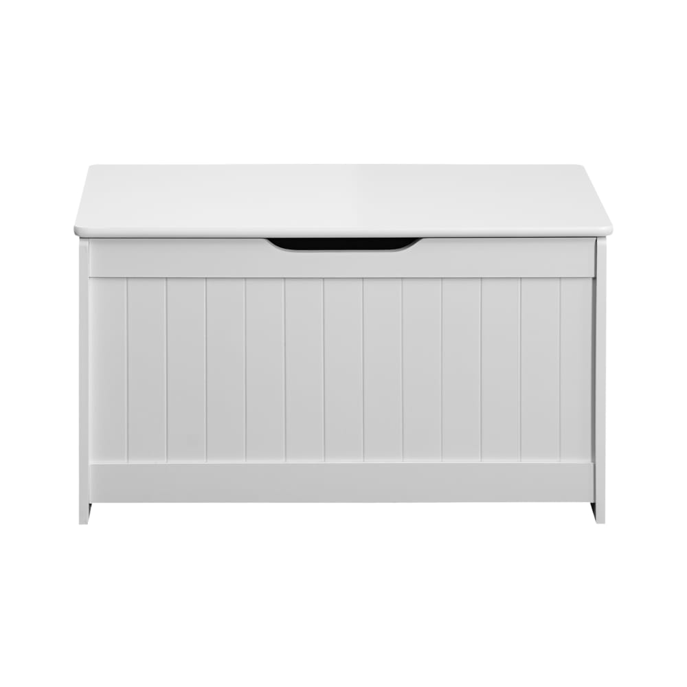 Baúl de juguete de mdf blanco