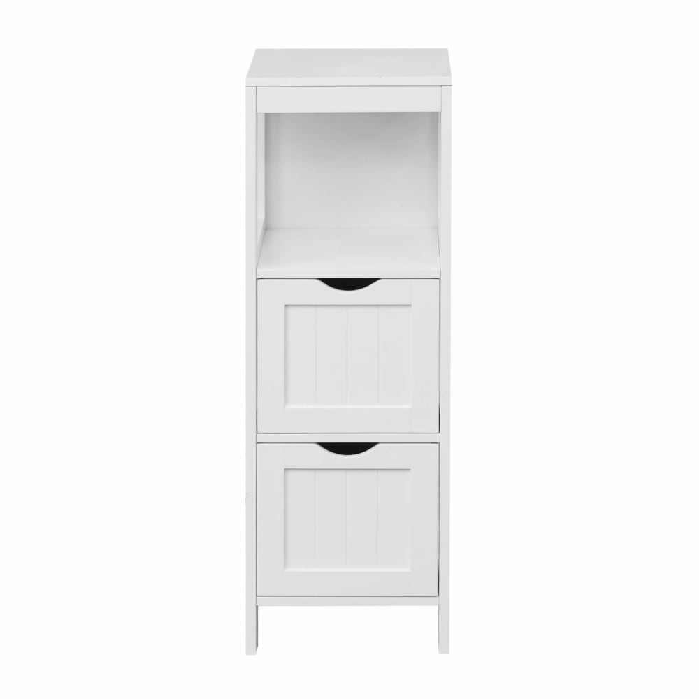 Mueble de baño con 2 cajones y 1 puerta de mdf blanco