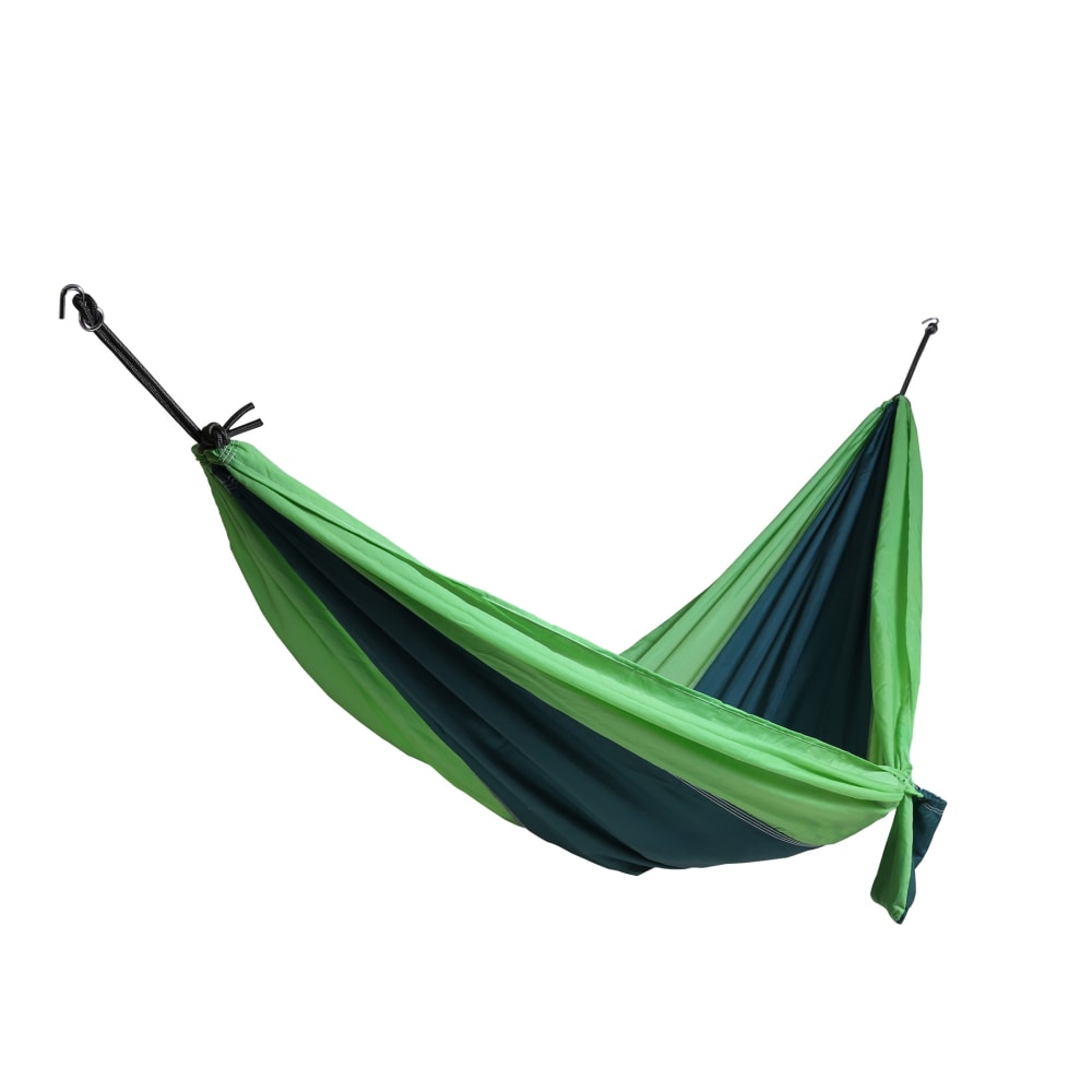 Hamac lavable avec cordes 275x136 en nylon vert