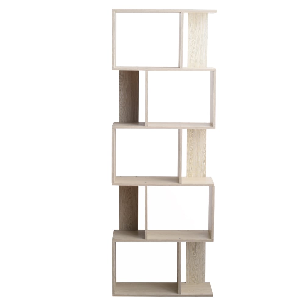 Mobili Rebecca Bücherregal mit 5 Fächern aus MDF, grau style modern - Spanplatte
