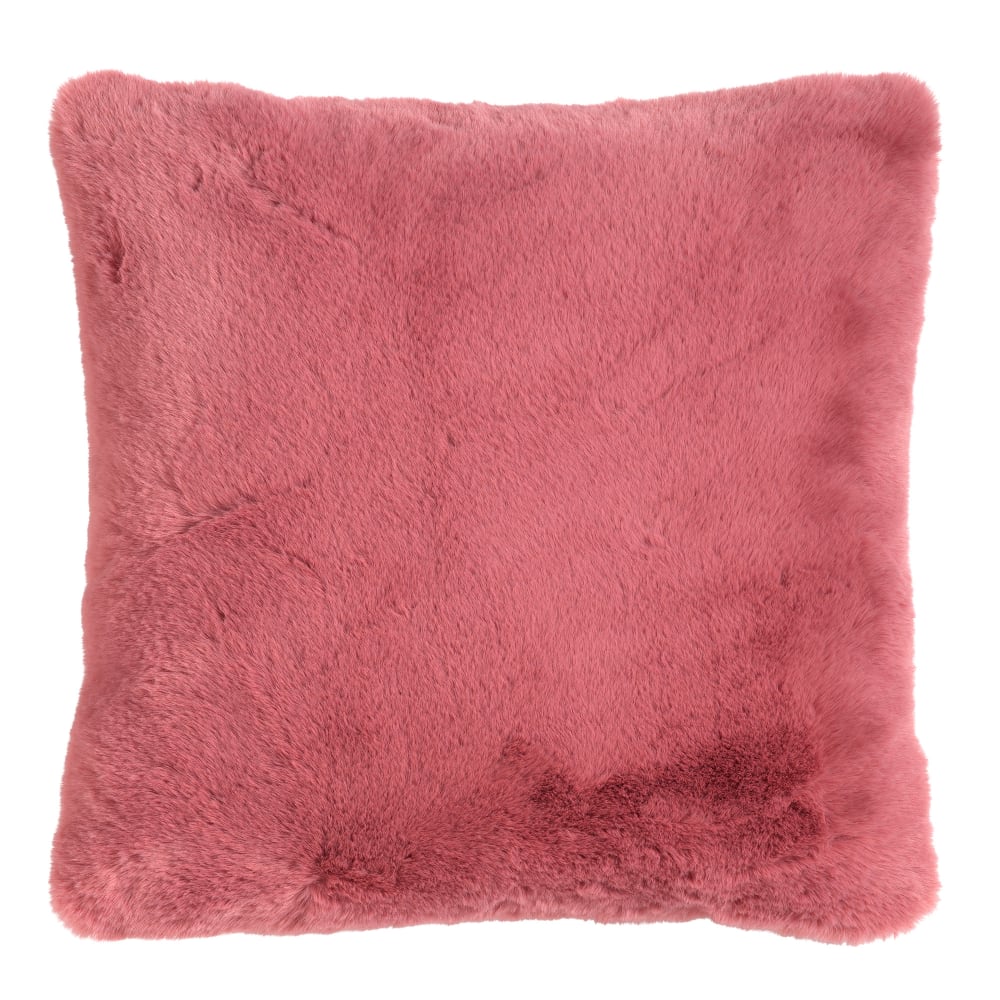 Housse de coussin rose 45x45 cm
