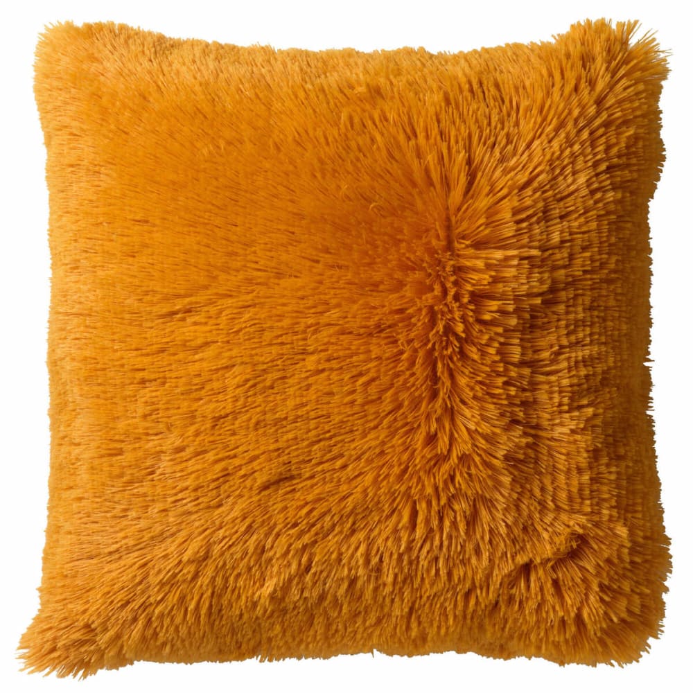 Housse de coussin jaune 45x45 cm