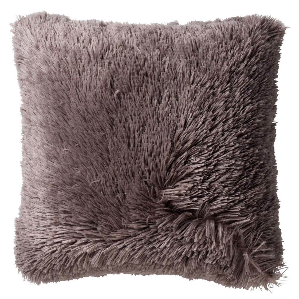 Housse de coussin marron 60x60 cm