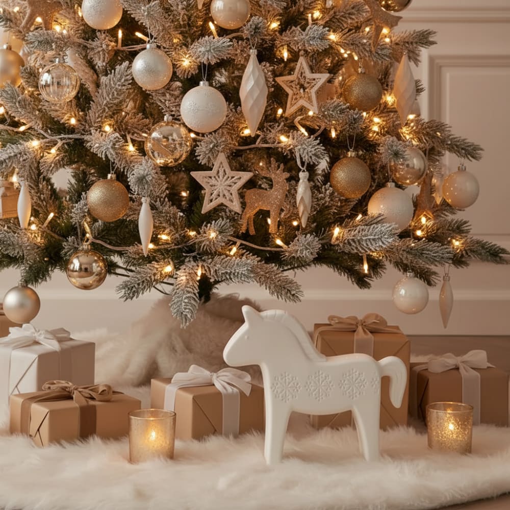 Statue cheval décorative blanche h19 - Maisons du Monde