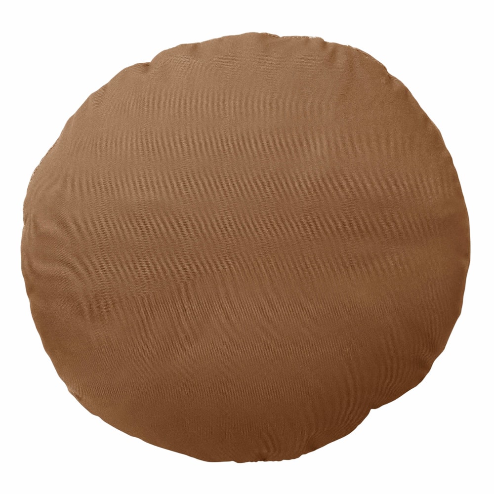 Coussin d'extérieur marron Ø40