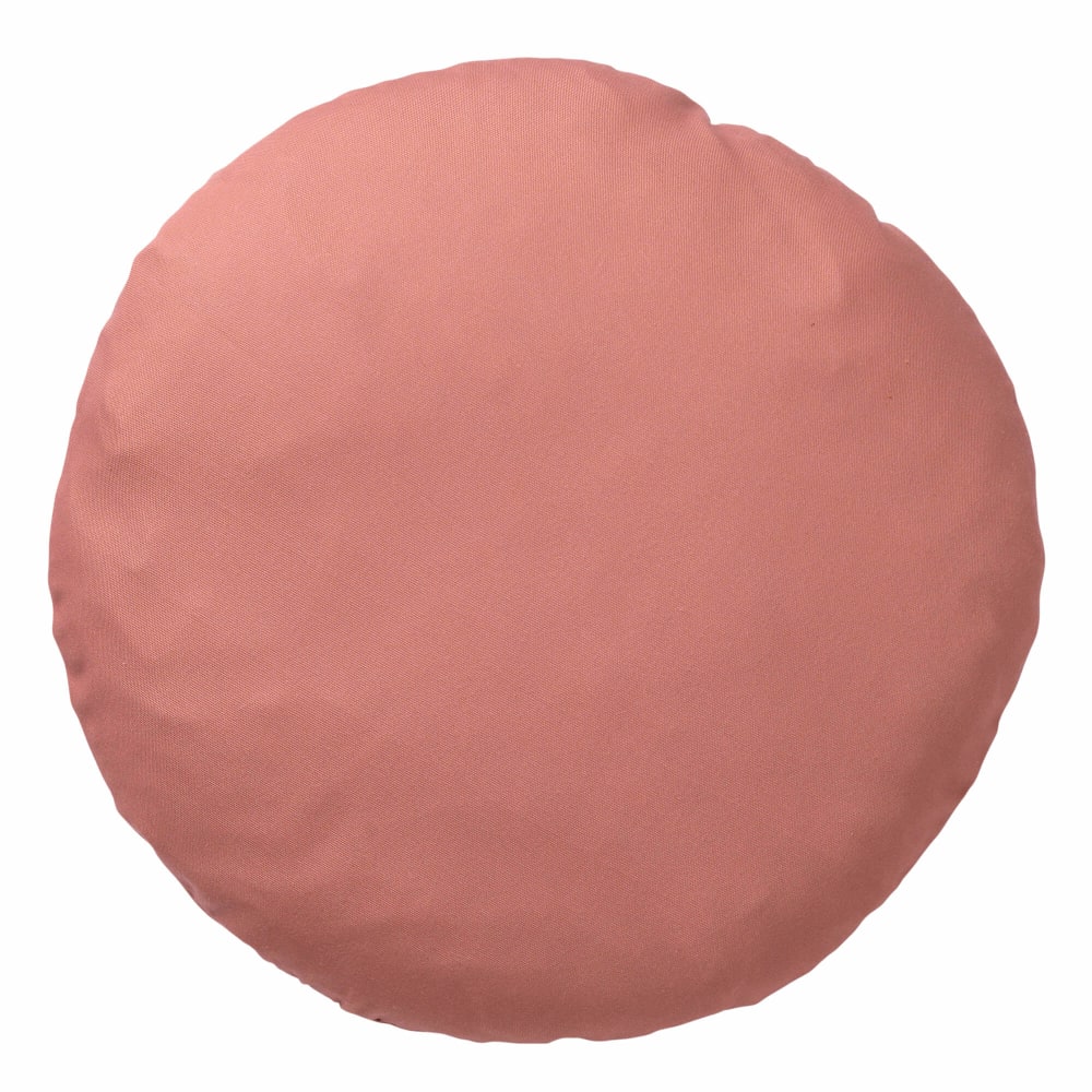 Coussin d'extérieur rose Ø40