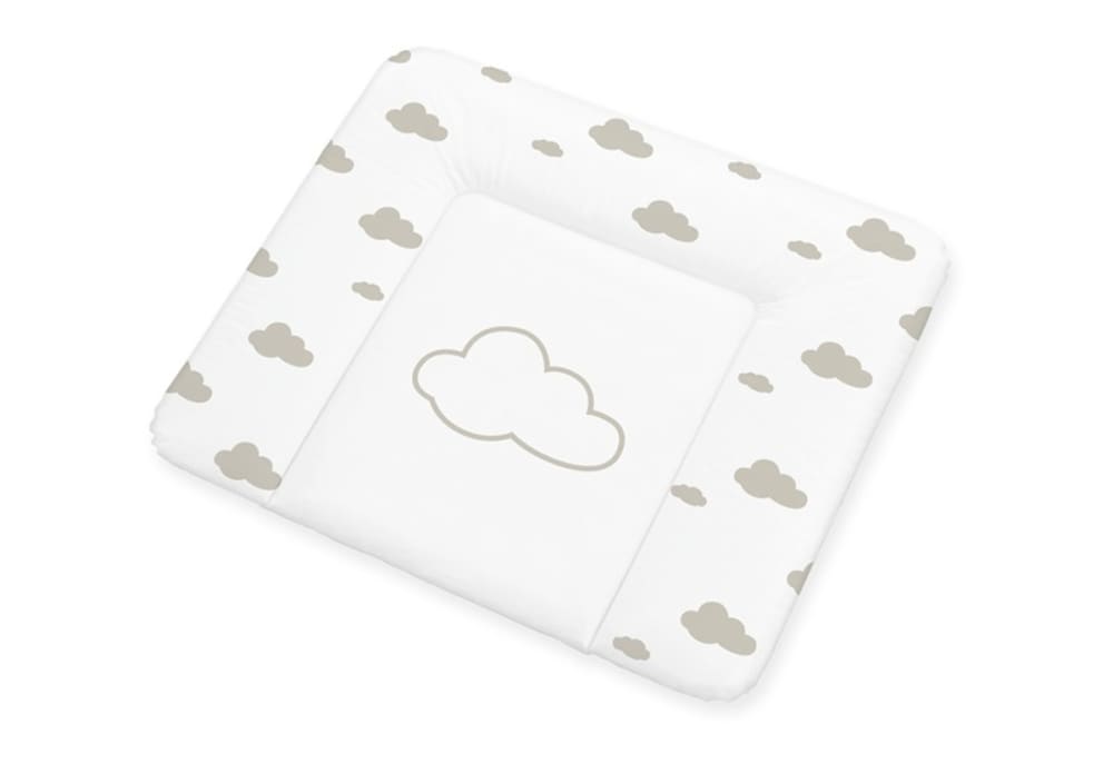 Matelas à langer 85 x 74 cm nuages gris