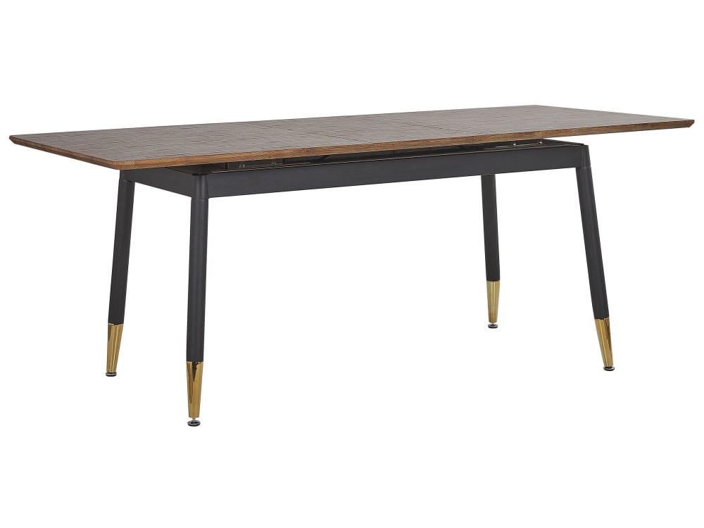 Beliani Esszimmertisch 8 Personen aus Mdf-platte, braun style modern - Spanplatte