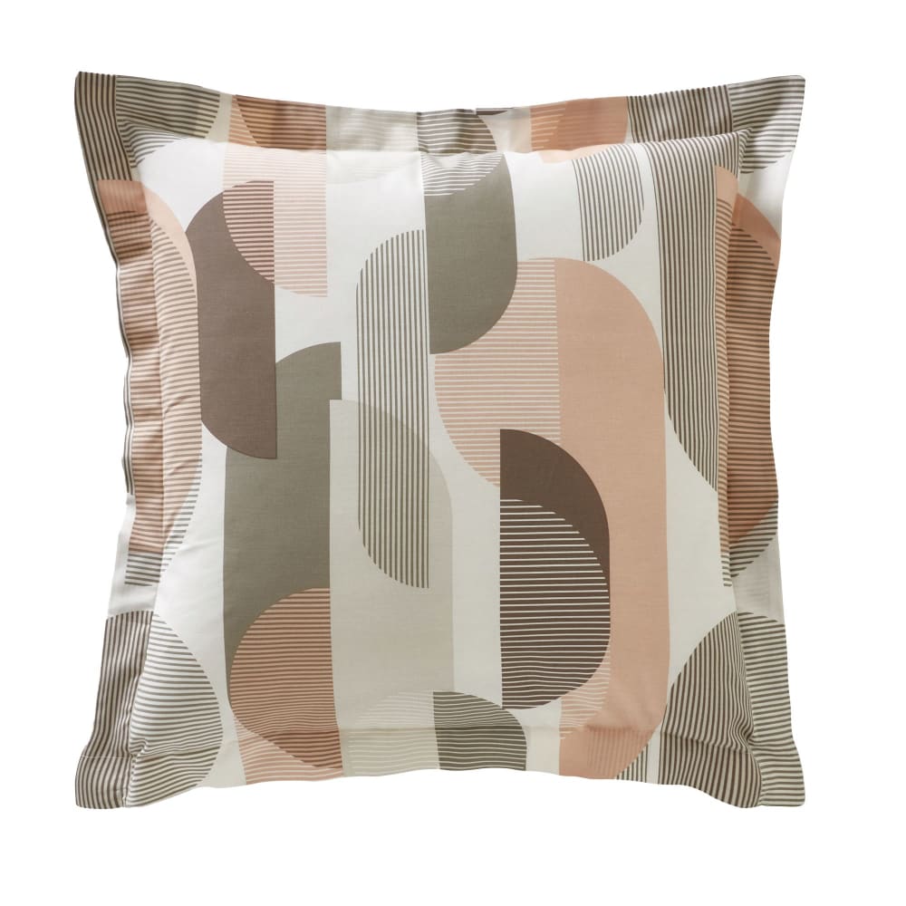 Taie sac en coton rose 63x63cm