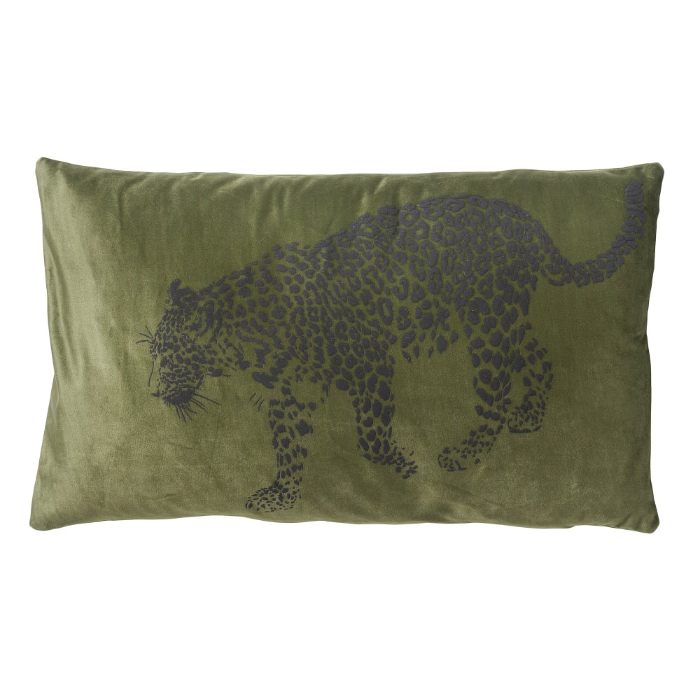 Coussin vert 30x50 cm