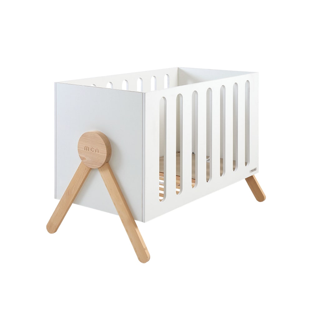 Lit bébé blanc 60 x 120 cm (Micuna) - Image 2