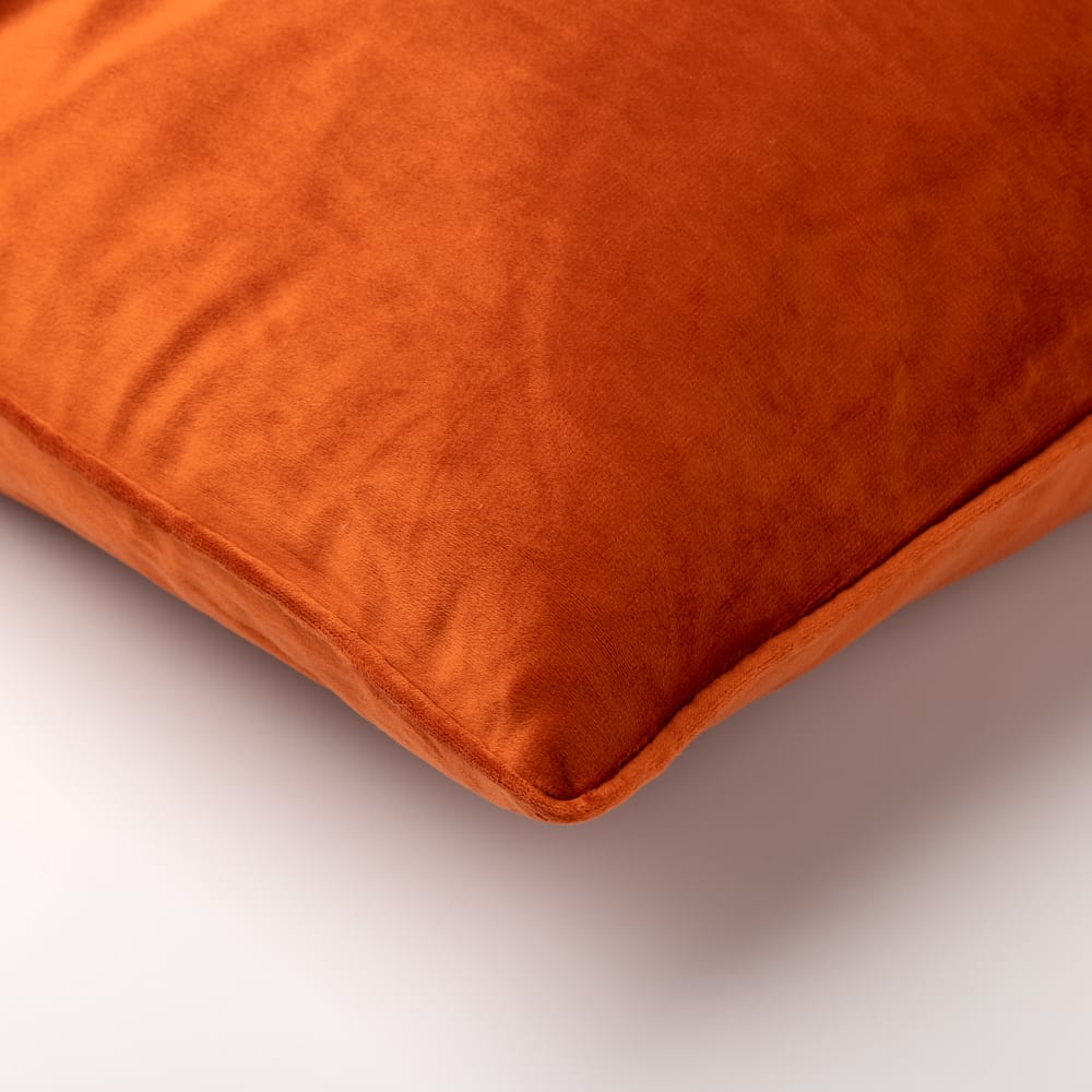 Housse de coussin orange 60x60 cm — vue 3