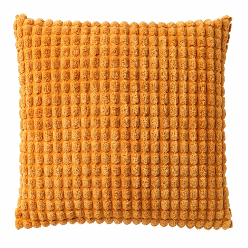 Housse de coussin jaune 45x45 cm